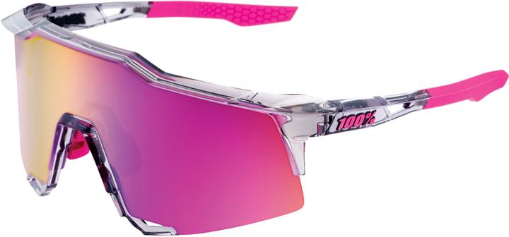 Produktbild 100% Brille Speedccraft -Polished Translucent Grey -Purple Multila (Transparent, Pink)