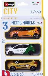 Burago PACK 3 VEH COLL CITY 1/43 ASS3