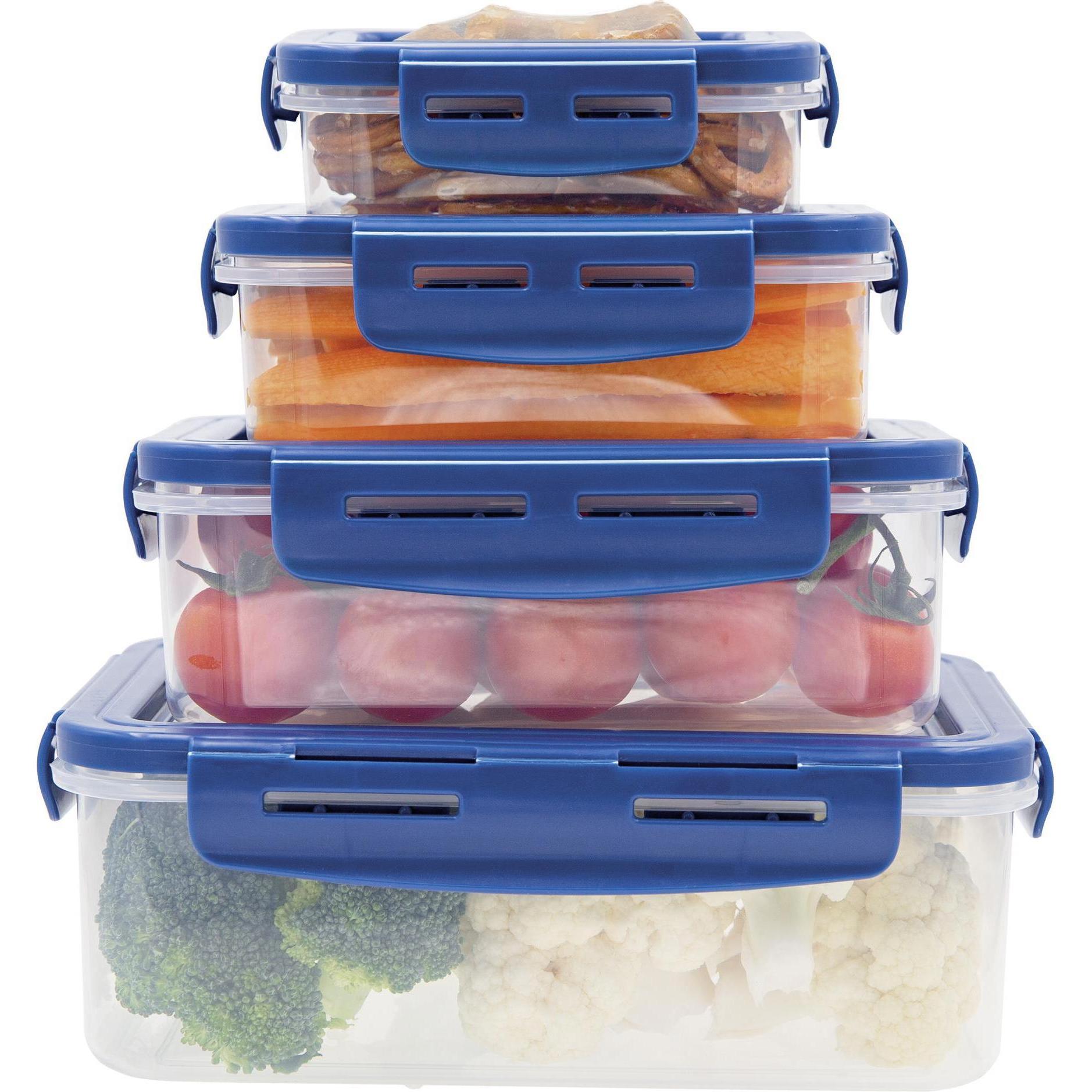 Thumbnail - Livington Frischhaltedosen, Lunchbox, Blau, Transparent