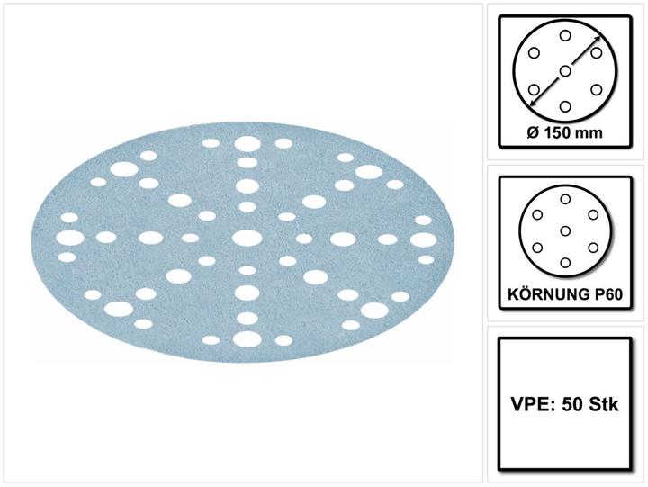 Actual product image Festool Grinding wheel STF D150/48 P60 GR/50 (P60)