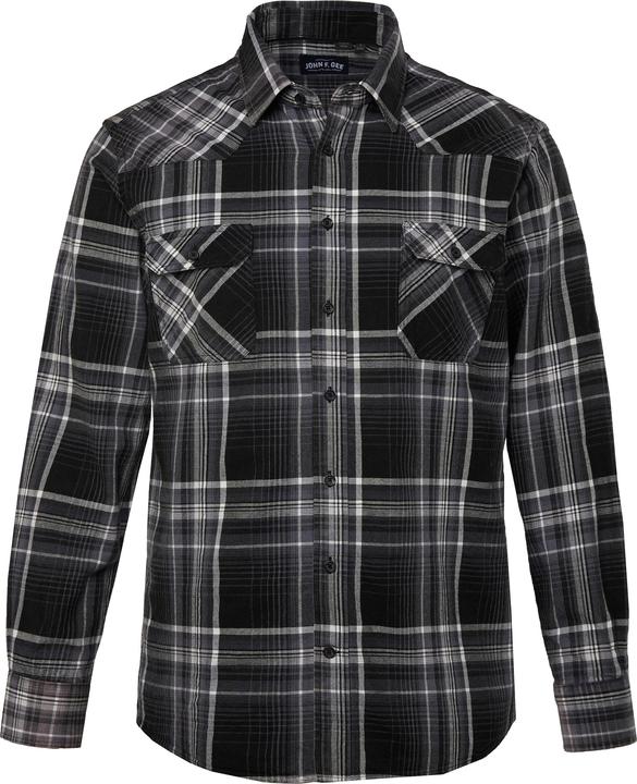 Immagine prodotto John F. Gee Karohemd, Langarm, Kentkragen, Modern Fit (4XL)