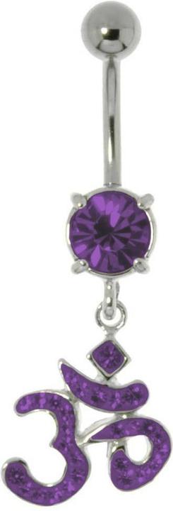 Produktbild Bijouteria Bauchpiercing (Chirurgenstahl 316L, Kristall, Messing rhodiniert)