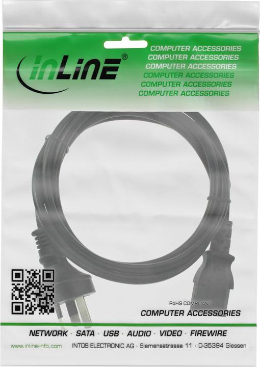 Produktbild InLine Netzkabel (0.50 m)