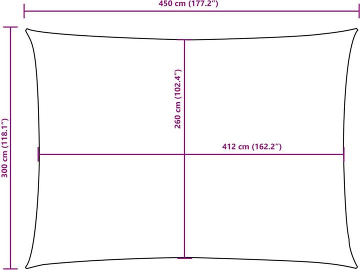 Produktbild vidaXL Nezhatok (300 x 450 cm)