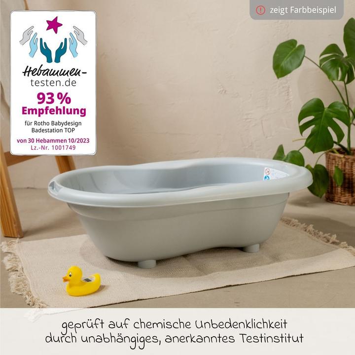 Actual product image Rotho Babydesign Babybadewannen & Badeeimer Baby-Badewanne Tilo - mit Anti-Rutschmatte