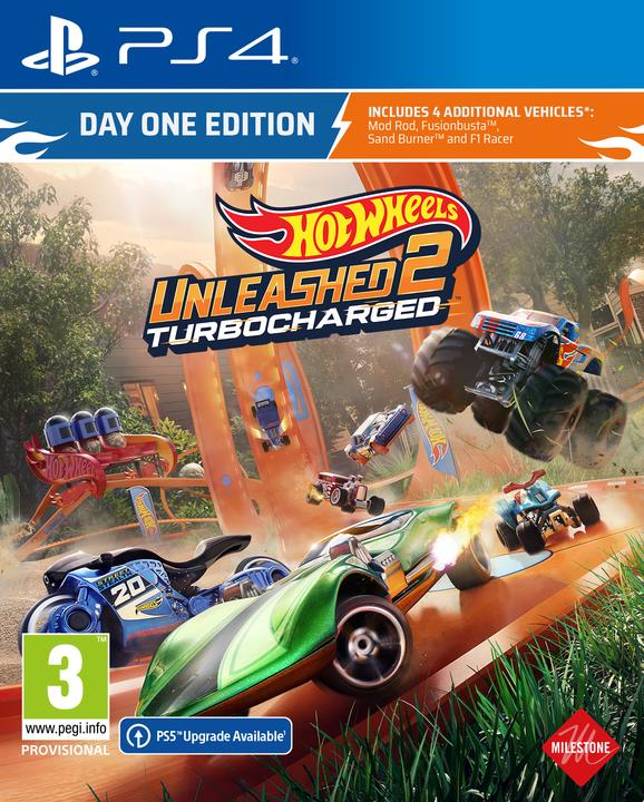 Produktbild Milestone Hot Wheels Unleashed 2 - Turbocharged (Day One Edition) - Sony PlayStation 4 - Rennspiel - PEGI 3 (PS4)