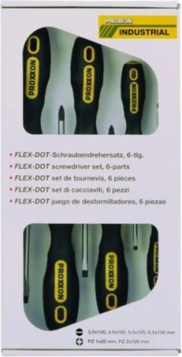 Produktbild Proxxon Werkstatt Schraubendreher-Set (Pozidriv-Kreuzschlitz (PZ), Schlitzschrauben)