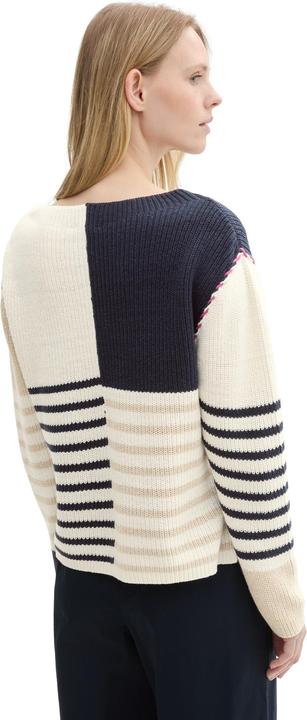 Produktbild Tom Tailor knit patched stripe pullover (XXL)