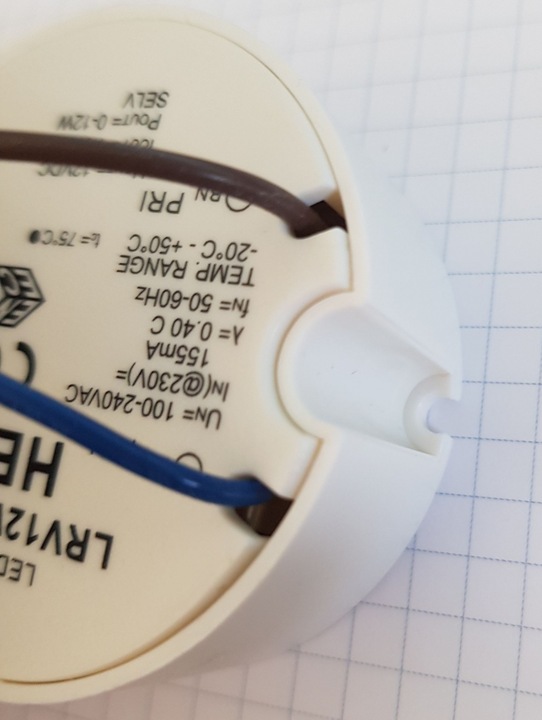 Produktbild Synergy 21 HEP Netzteil - 12V 12W - für Unterputzdose