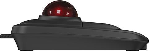Immagine prodotto KeySonic Maus optisch Trackball USB-A, ergonomisch, schwarz (Cablato)