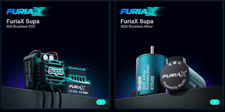 Produktbild SkyRC Supa Brushless Combo 60A 5400kV für 1/10