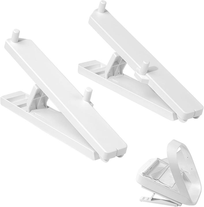 NautyPaws Verstellbare Halterung für Microchip Pet Feeder Modell MPF001, 2 Stück