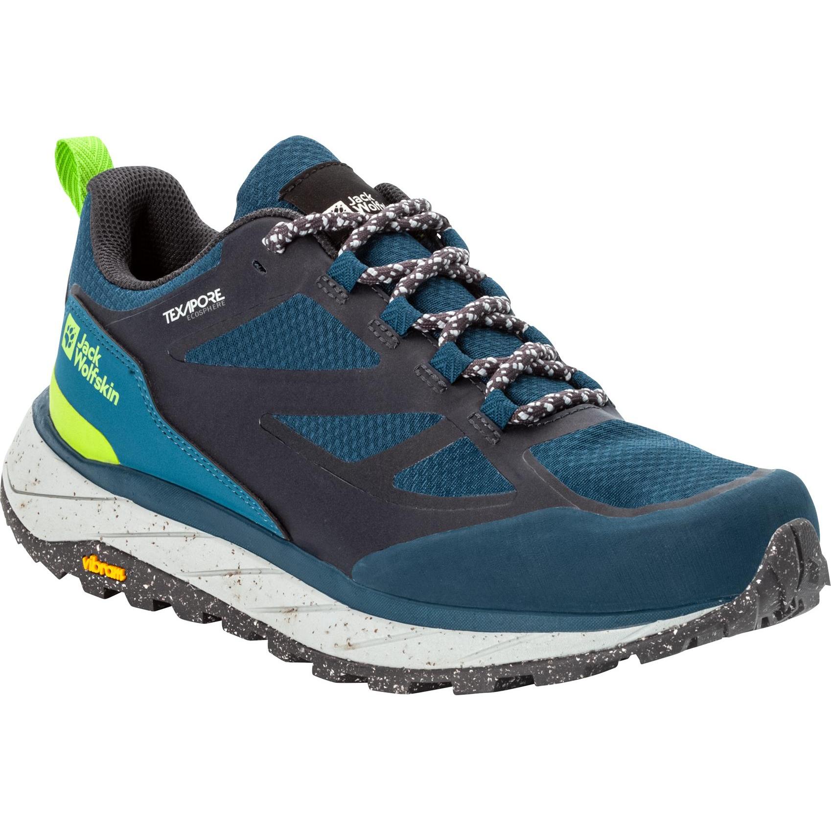 Jack Wolfskin, Herren, Wanderschuhe, Terraventure Texapore Low M (42), Blau