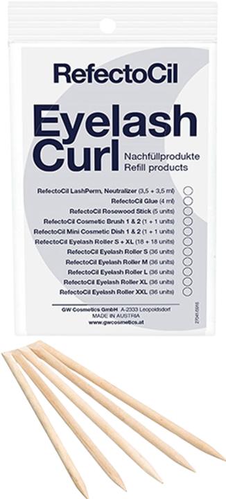 Actual product image Refectocil Eyelash Curl Refill Rosewood (Tulipwood)
