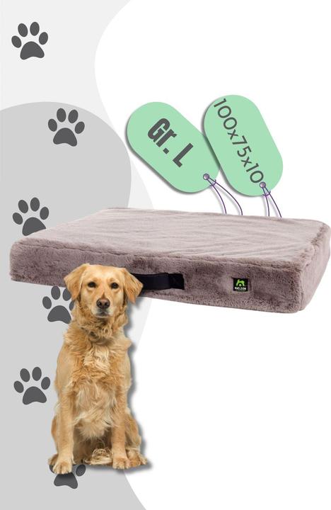 Produktbild Maelson MemoFluff 100 stone orthopädisches Hundebett (MF 8010) (Hund)
