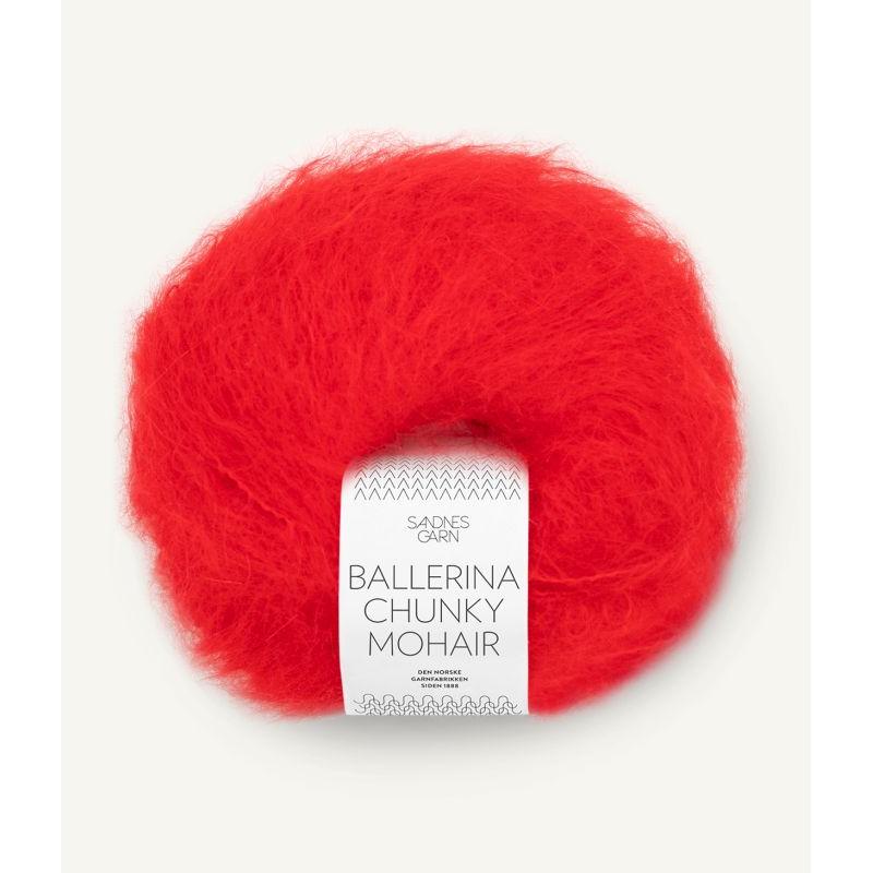 Sandnes Garn col. 4018 scarlet red ca. 135 m 50 g, Garn + Wolle, Rot