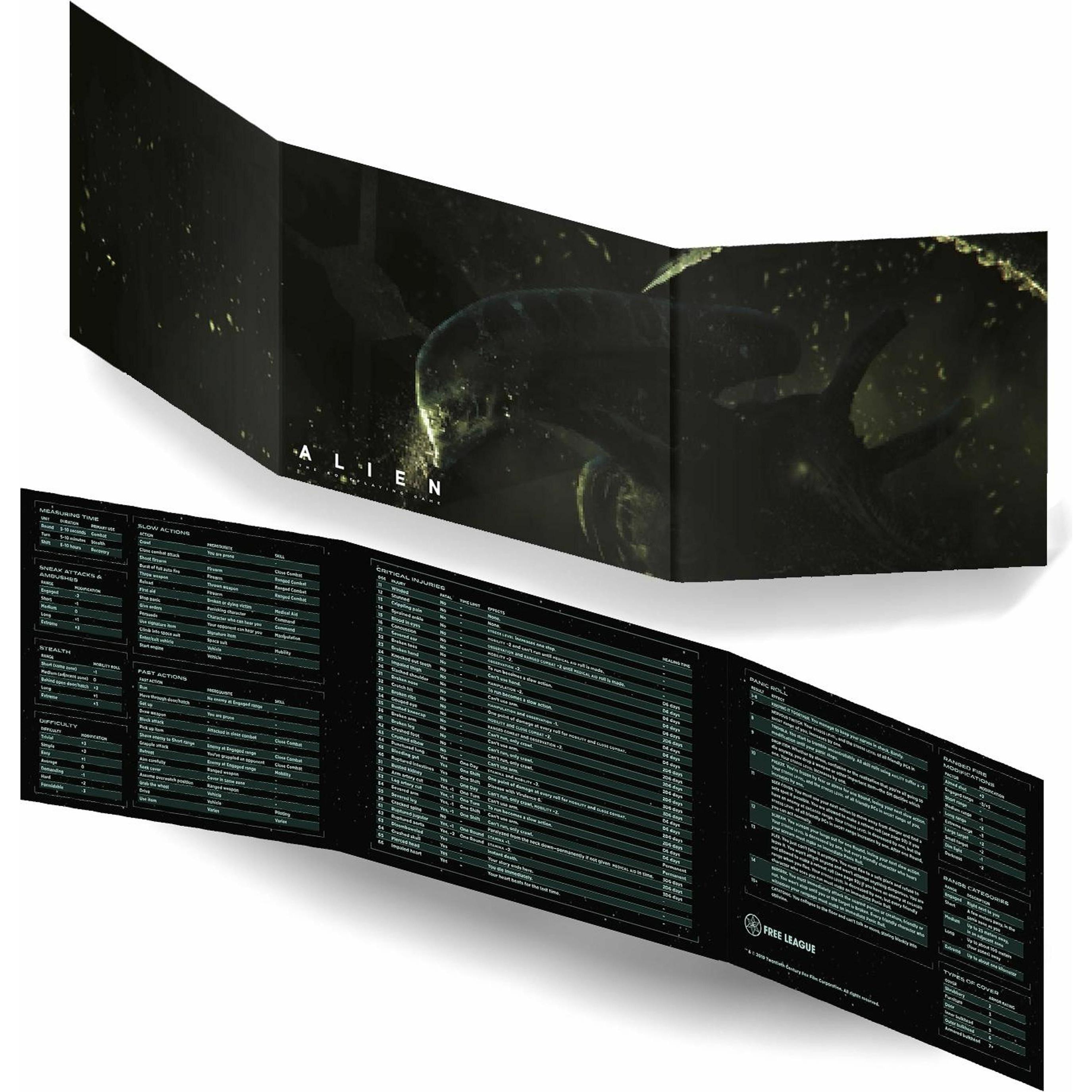 Ulisses Spiele ALIEN Das Rollenspiel - Spielleiterschirm (DE-Ausgabe) (Deutsch) (US88024)