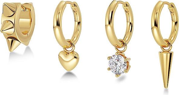 Produktbild Edblad Ohrringe PEAK HOOPS ICON ONE HEART