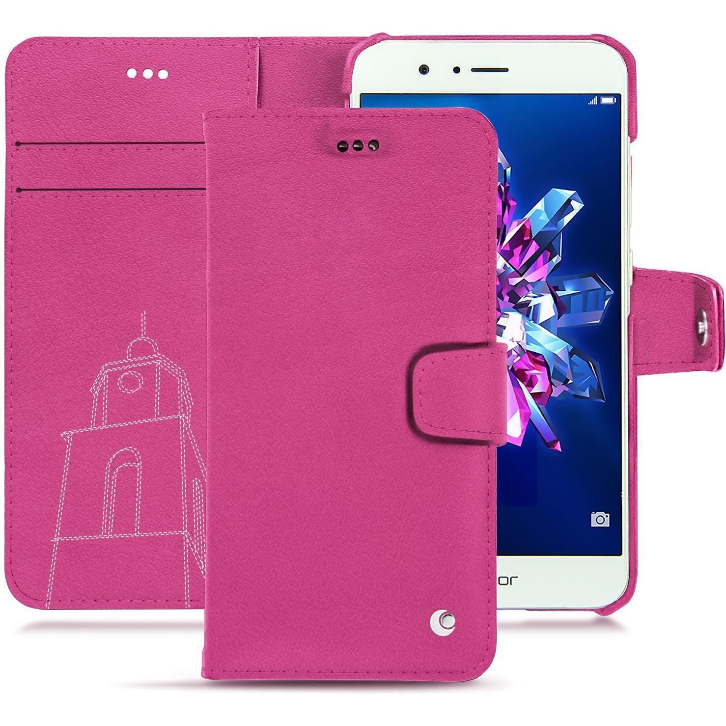 Noreve Lederschutzhülle Wallet (Honor 8 Pro), Smartphone Hülle, Rosa