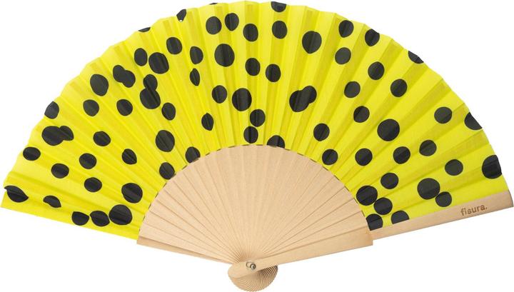 Produktbild Fisura Handfächer YELLOW DOTS