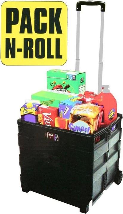 Actual product image Benson Home Klappbarer EINKAUFS-TROLLEY Einkaufswagen Transportroller Einkaufstrolley bis 25kg