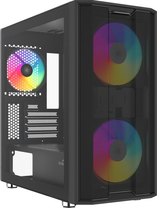 Produktbild Sama Gears S30, Black mATX Mid-tower Case (ITX, Micro ATX (mATX))