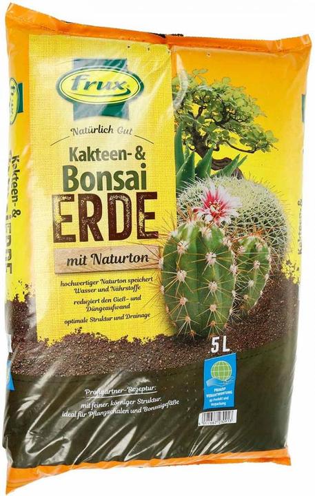 Actual product image Frux Kakteenerde Bonsai Erde hochwertig mineralstoffreich für optimales Pflanzenwachstum (5 l)