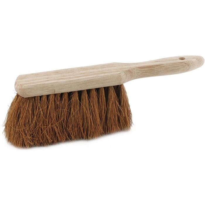 Sorex Handfeger Kokos Länge 280 mm mit Holzrücken, Reinigungsutensil