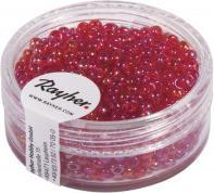 Produktbild Rayher Rocailles, 2, 6 mm ø, transp.gelüstert, rot, 1