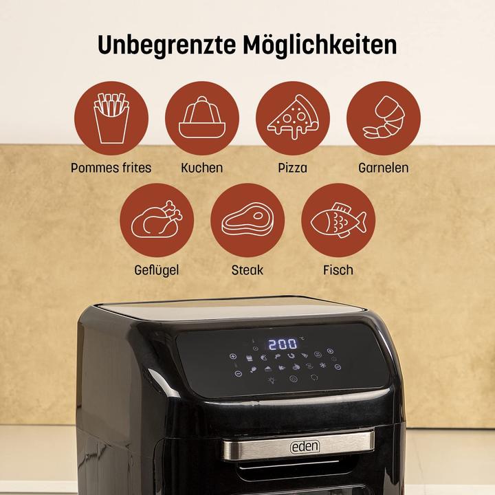 Immagine prodotto Eden Forno friggitrice ad aria calda 12L