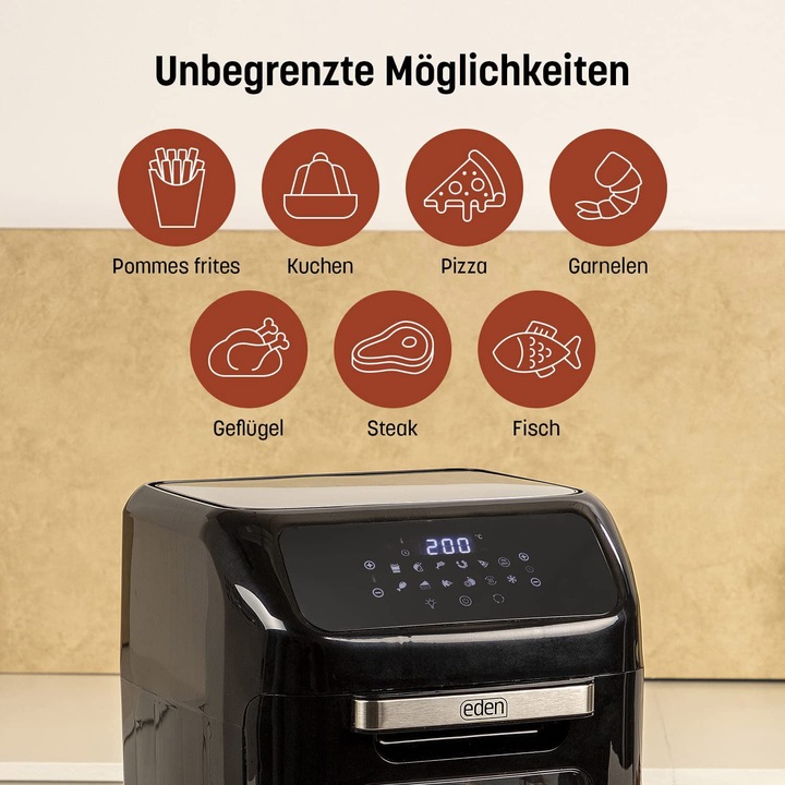 Produktbild Eden Heissluftfritteuse Ofen 12L