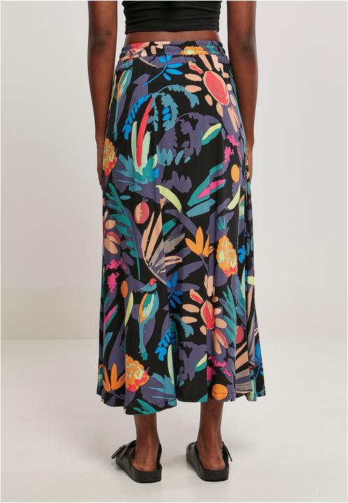 Produktbild Urban Classics Ladies Viscose Midi Skirt (XS)