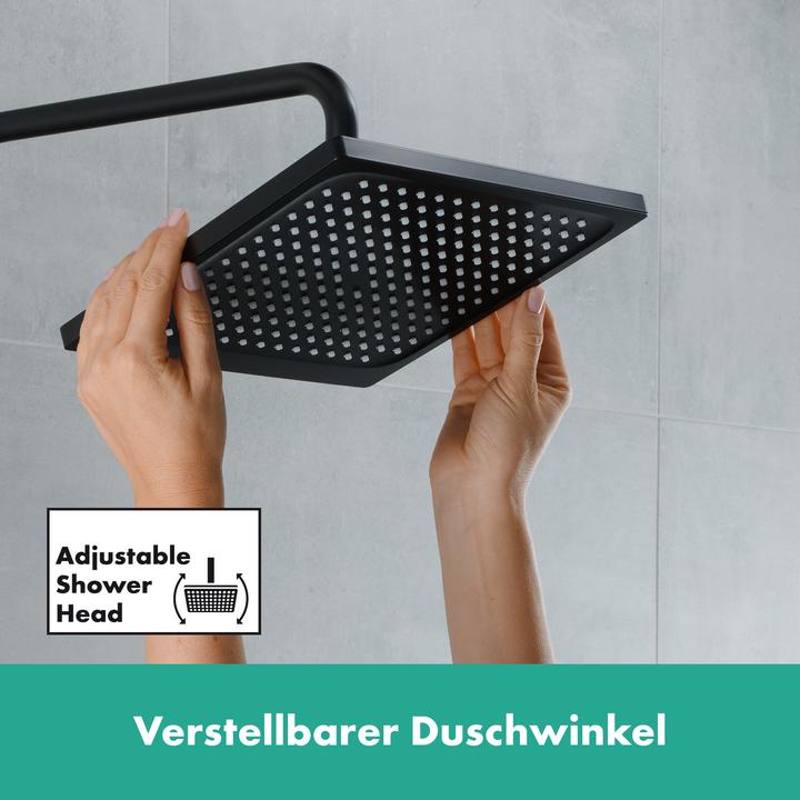 Image du produit hansgrohe HG Showerpipe Vernis Shape 240 1 jet EcoSm m Thermostat mattschwarz