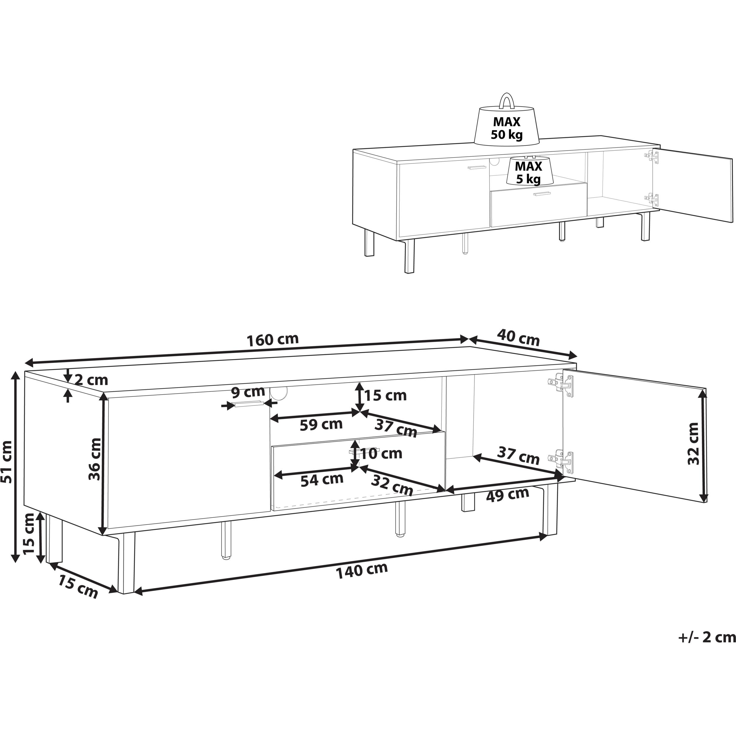 Thumbnail - Beliani, TV Möbel, Claremont