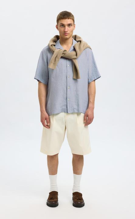 Actual product image Selected 100% Leinen Kurzarmhemd (L)