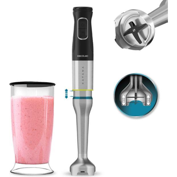 Cecotec Katana, Frullatore a immersione, Nero