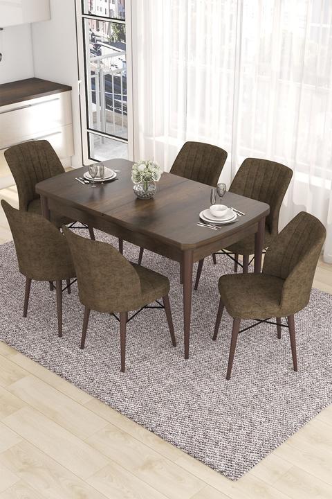 Image du produit Hanah Home Eva Extendable Dining TableChairs Set (Panneau de bois MDF)