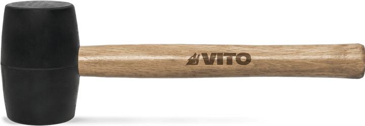 Actual product image VITO Black Rubber Mallet 450G (450 g)