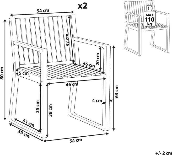 Produktbild Beliani Sassari Ii