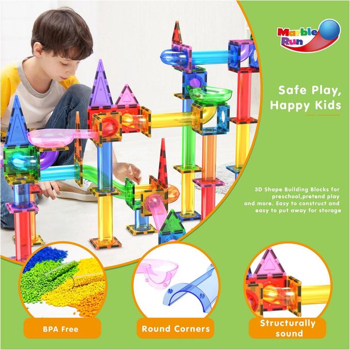 Actual product image PicassoTiles 150pc Marble run set