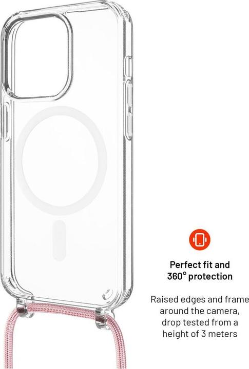 Produktbild Fixed MagPure Neck für Apple iPhone 16 Plus, pink (Apple iPhone 16 Plus)