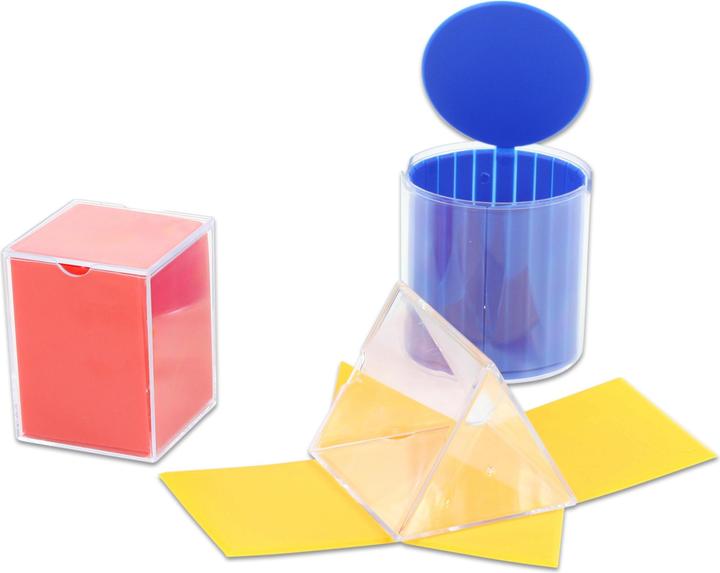 Actual product image Learning Resources Geometric solids and nets, 16 pieces
