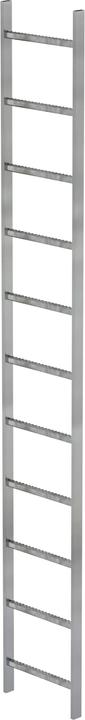 Image du produit Munk Echelle de cuvette Acier galvanisé à chaud 400mm Largeur utile 11 échelons (5 cm)