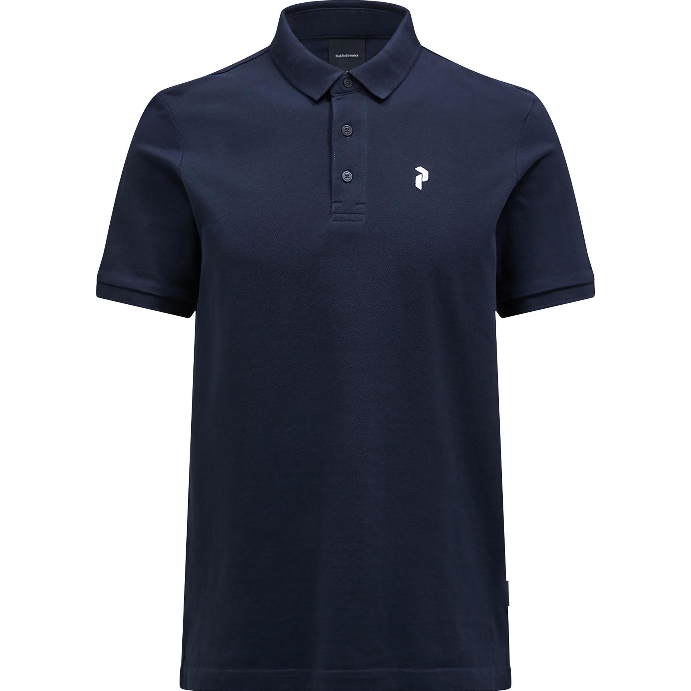Peak Performance, Herren, Shirt, Classic Cotton Polo, Blau, (L)