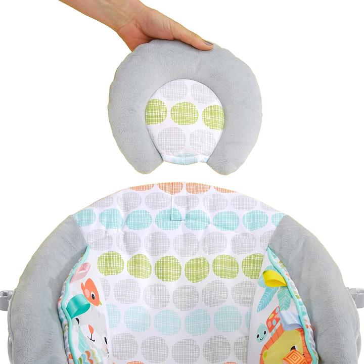 Immagine prodotto Bright Starts Sdraietta vibrante per bambini, Whimsical Wild
