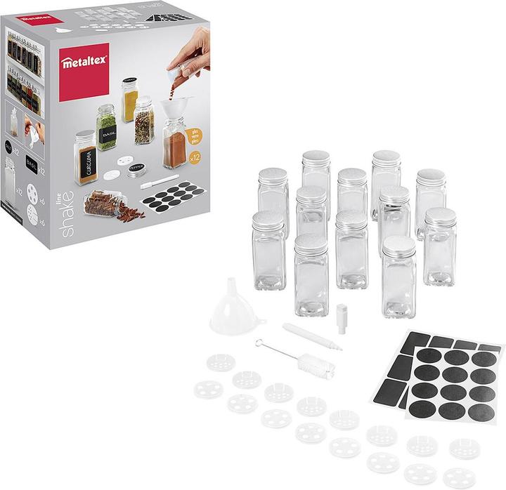 Image du produit Metaltex Set de saupoudreuses à épices (Différentes épices)