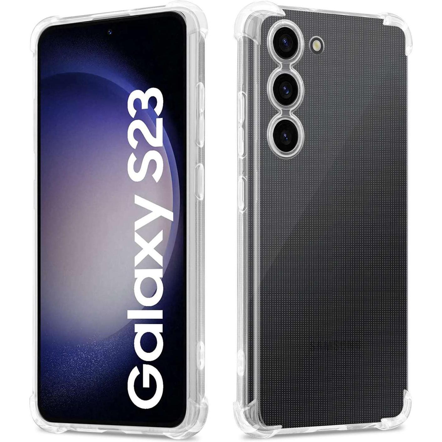 Cadorabo TPU Hülle für Samsung Galaxy S23 Ultra Slim (Samsung Galaxy S23+), Smartphone Hülle, Transparent