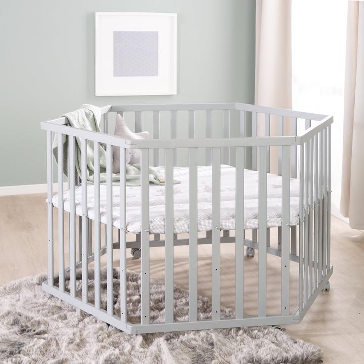 Actual product image Roba Playpen 6-cornered star charm (118.50 cm, 103.50 cm, MDF)