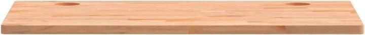 Actual product image vidaXL Schreibtischplatte 110x60x2,5 cm Massivholz (60 x 110 cm)