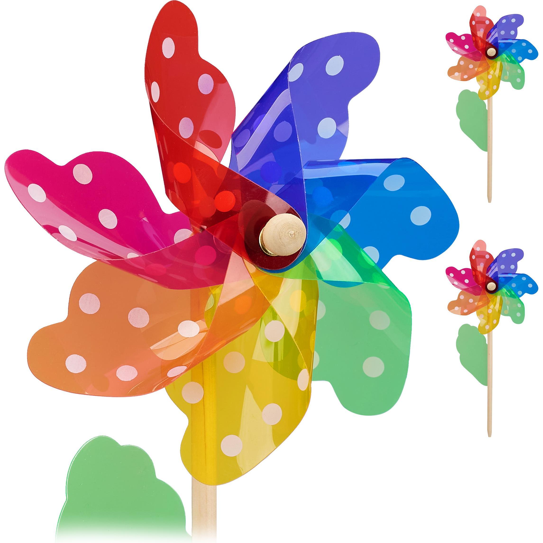 Relaxdays, Aussendekoration, Windrad